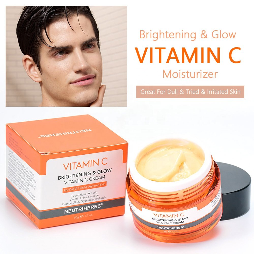 Skin Whitening Glowing Moisturizer Brightening Natural Organic Face Vitamin C Cream Glow Face Cream