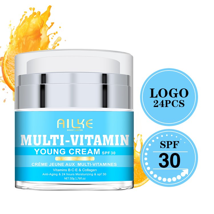 Wholesale Young Cream Glowing And Whitening Collagen Wrinkle Remover Skin Anti Aging Lightening Ailke Face Cream With SPF 30