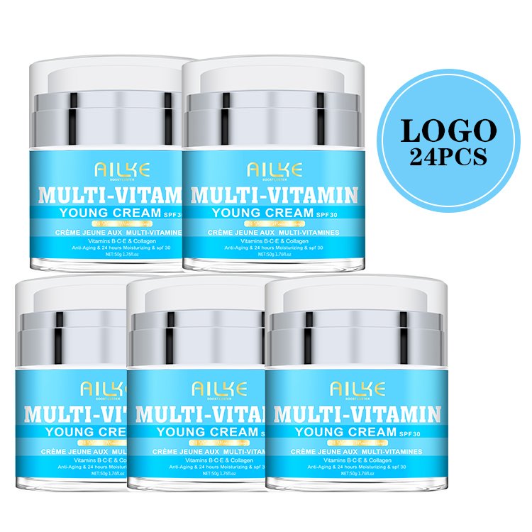 Wholesale Young Cream Glowing And Whitening Collagen Wrinkle Remover Skin Anti Aging Lightening Ailke Face Cream With SPF 30