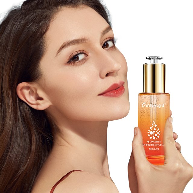 OEM Skincare Organic Astaxanthin Antioxidant Skin Brightening Anti-aging Serum VC Astaxanthin Serum For Face