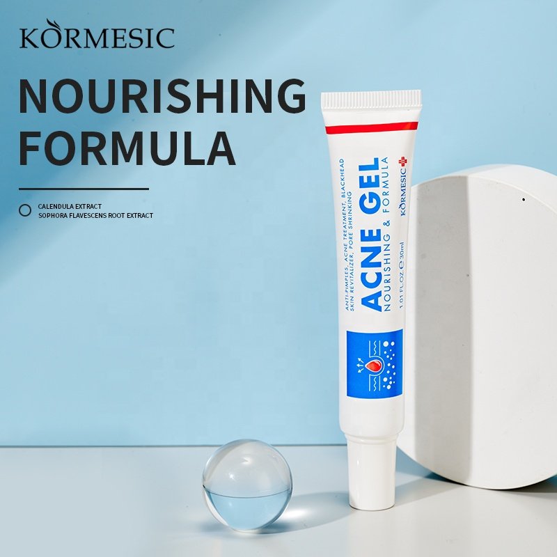 KORMESIC Face Cream Acid Gel Shrinking Pore Cleaning Cream Day and Night Skin Care Salicylic Acid Acne Face Cream