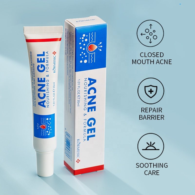 KORMESIC Face Cream Acid Gel Shrinking Pore Cleaning Cream Day and Night Skin Care Salicylic Acid Acne Face Cream