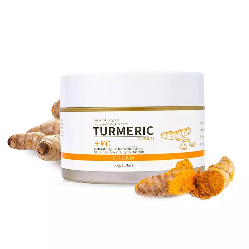 Wholesale Private Label Natural Organic Turmeric Oil Serum Toner Clay Mask Cream Face Wash Whitening Turmeric Face Skin Care Set