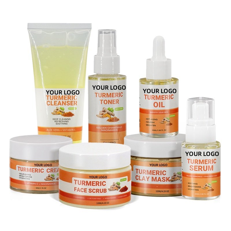 Wholesale Private Label Turmeric Face Cream for Hydration and Nourishment Natural Organic Anti-Aging Vitamin C Face Moisturizer