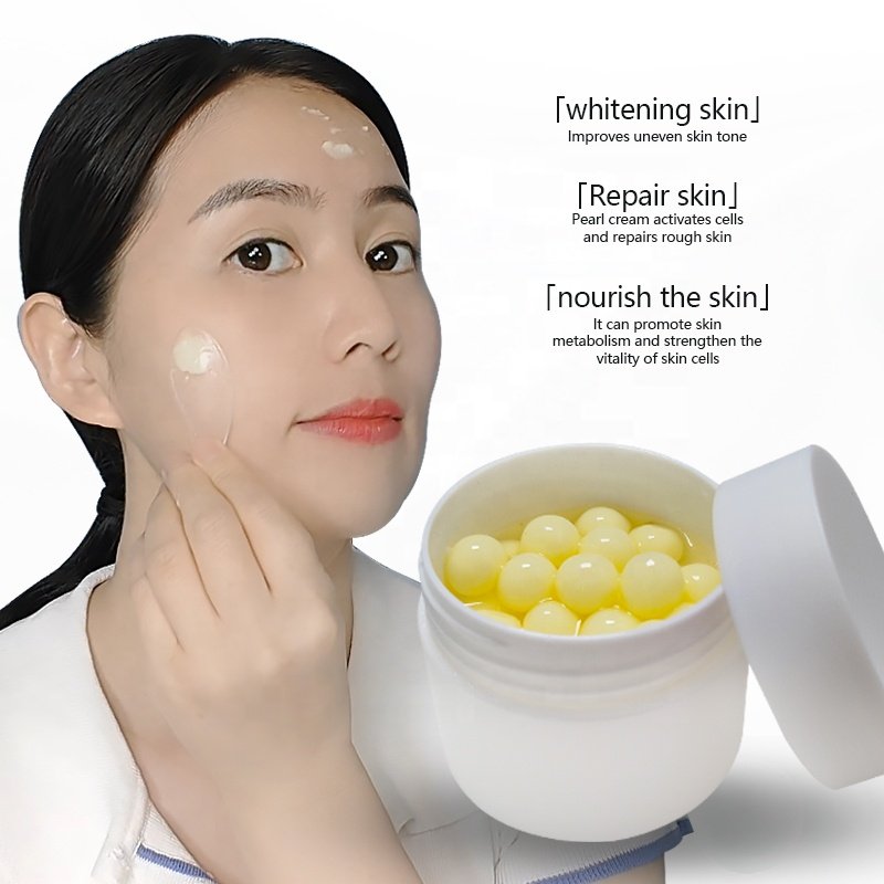 Pearl Essence Best Face Anti Wrinkle Cream For Face Moisturizing 24K Gold Foil Anti-Wrinkle Caviar Pearl Whitening Face Cream