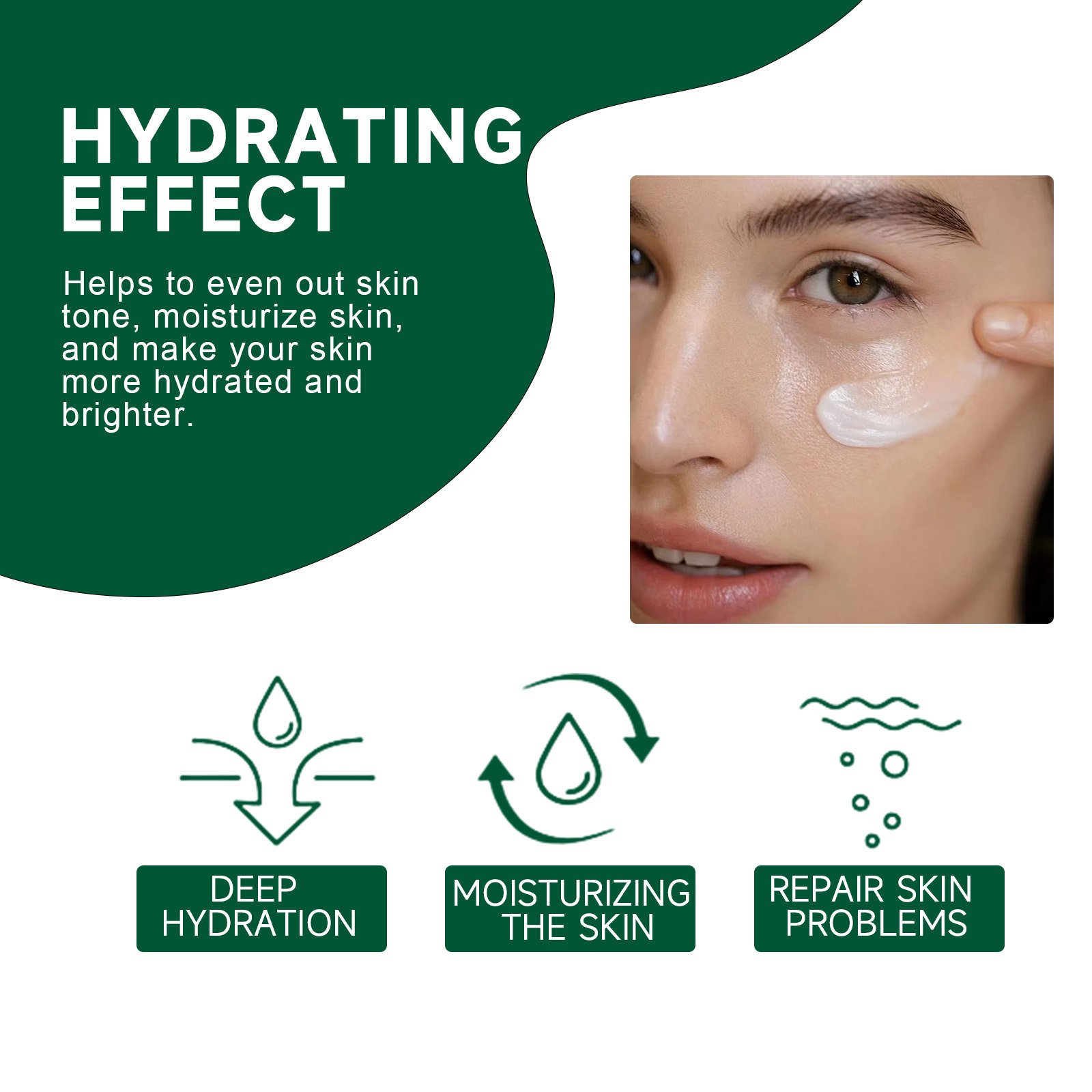 Hoygi Tiger Grass Repairing face cream Repairing pigmentation acne prevention dryness deep moisturizing and even skin tone
