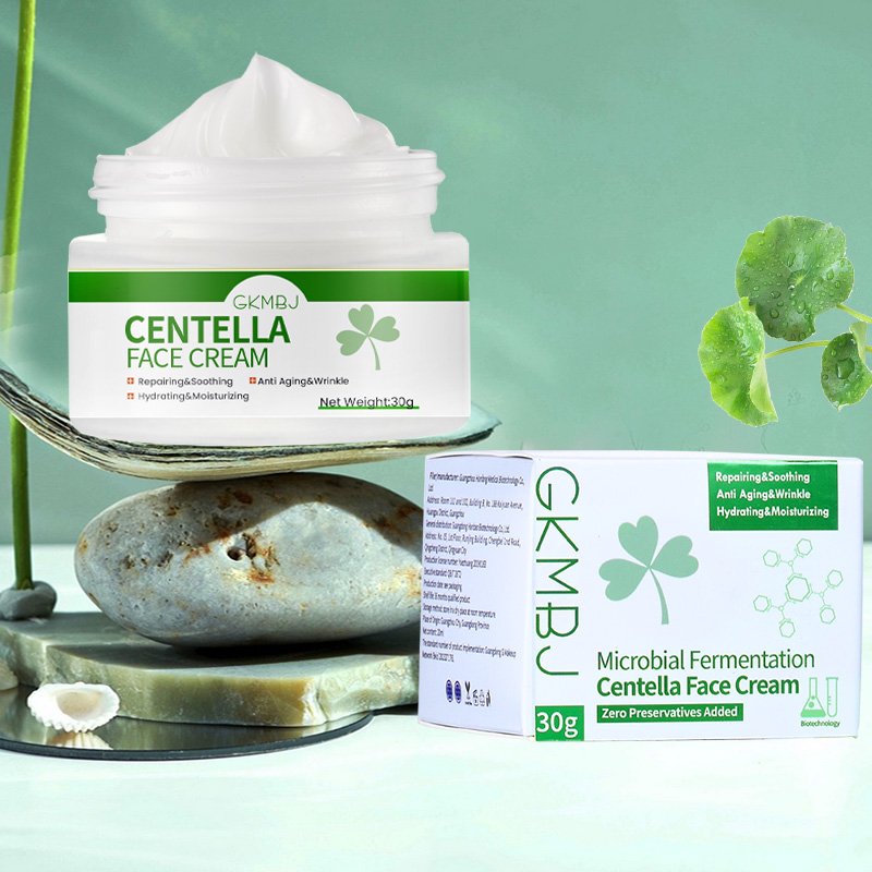 microbial fermented skin care,sensitive licorice surgery swelling acne removal,repairing whitening centella soothing face cream