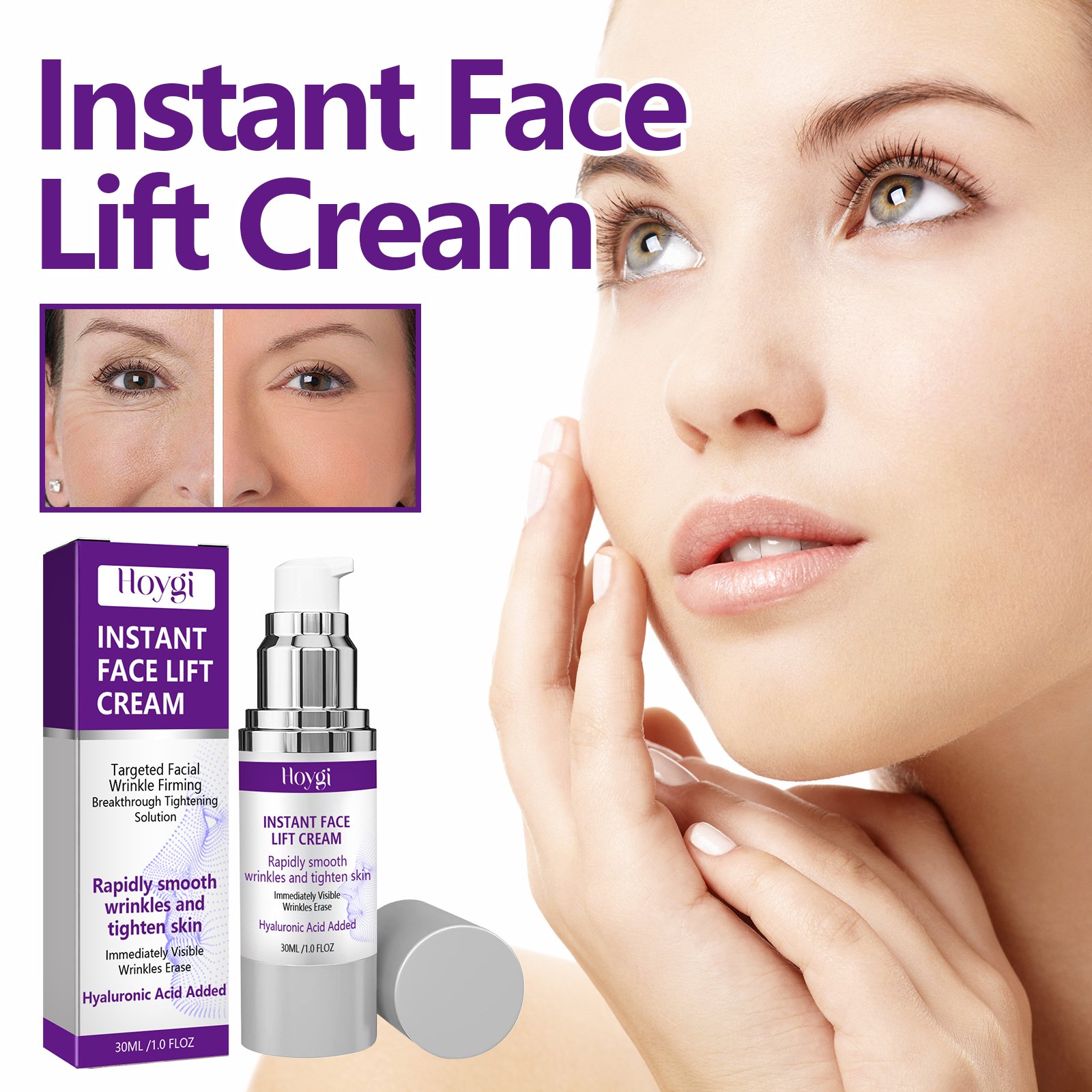 Wholesale Private Label Instant Face Lift Cream Temporary Skin Tightening Cream