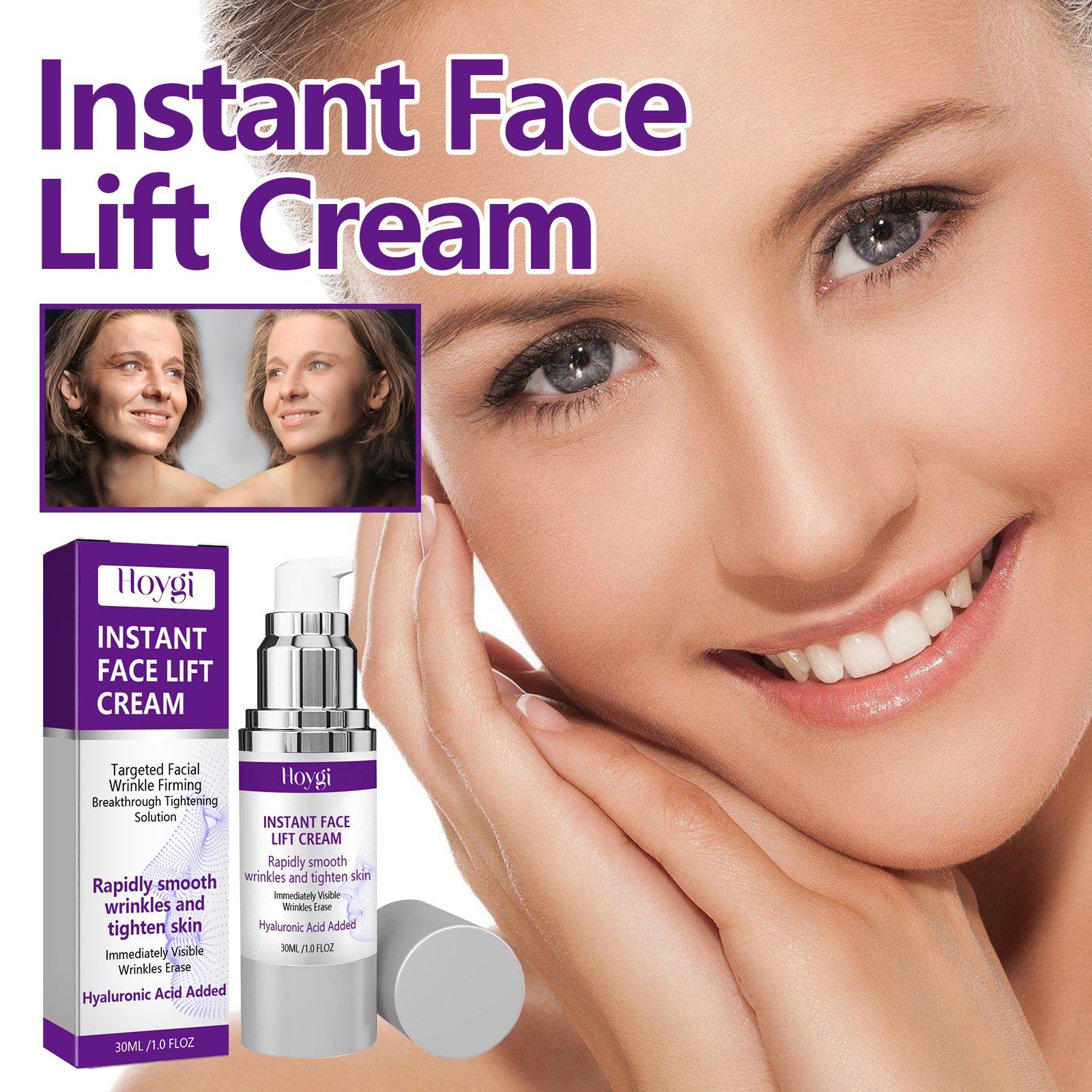 Wholesale Private Label Instant Face Lift Cream Temporary Skin Tightening Cream