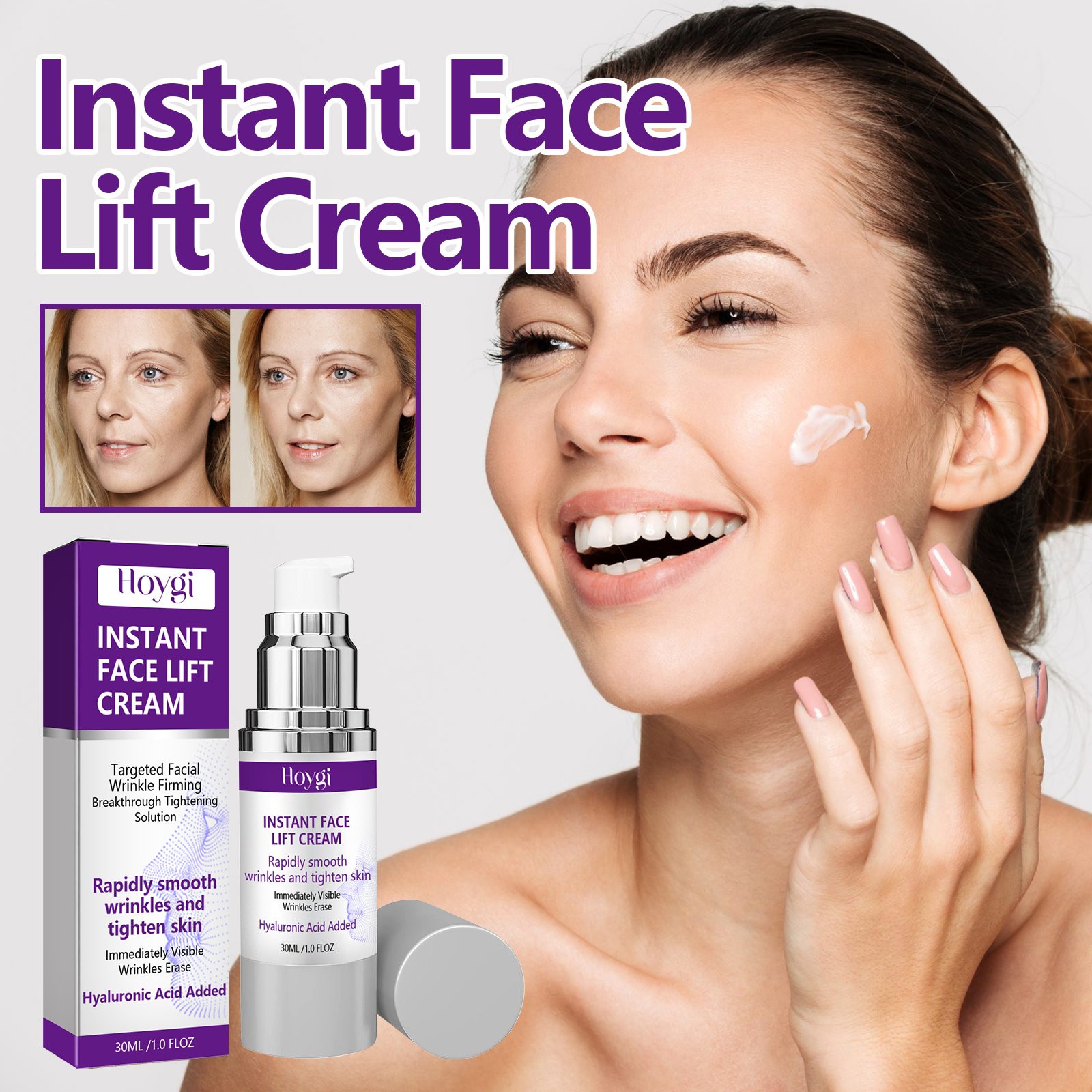 Wholesale Private Label Instant Face Lift Cream Temporary Skin Tightening Cream