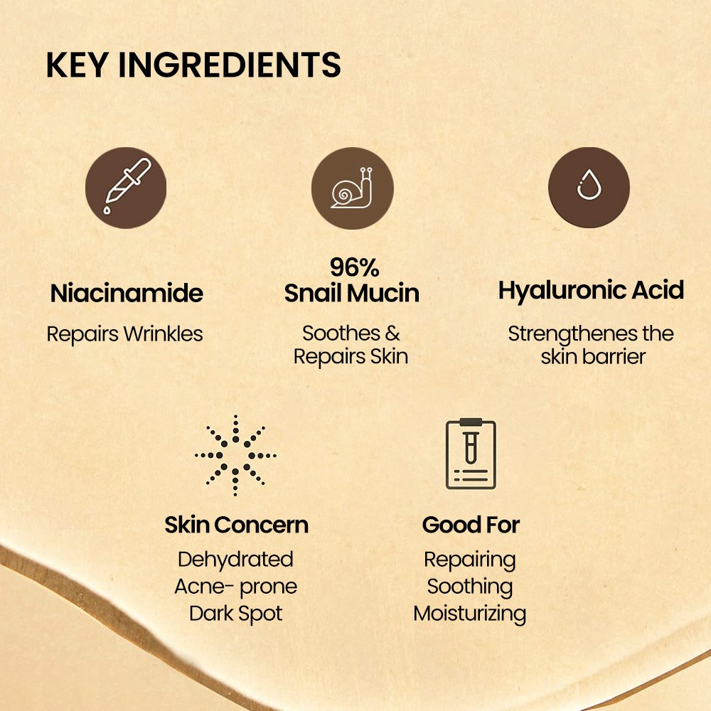 Korean Wholesale Skin Care Products Anti Aging Snail Mucin Face Serum Facial Cream Eye Cream Skincare Set Manufacturers