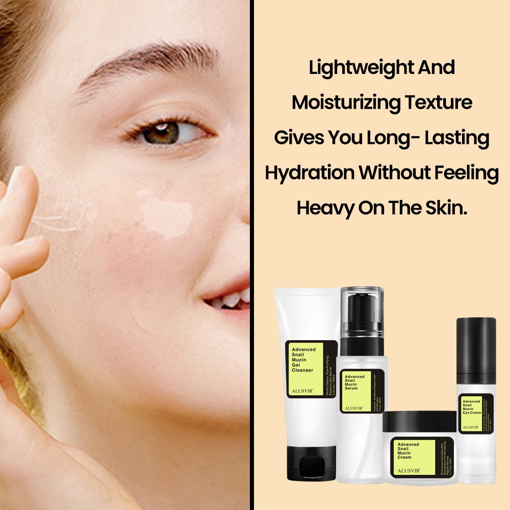 Korean Wholesale Skin Care Products Anti Aging Snail Mucin Face Serum Facial Cream Eye Cream Skincare Set Manufacturers