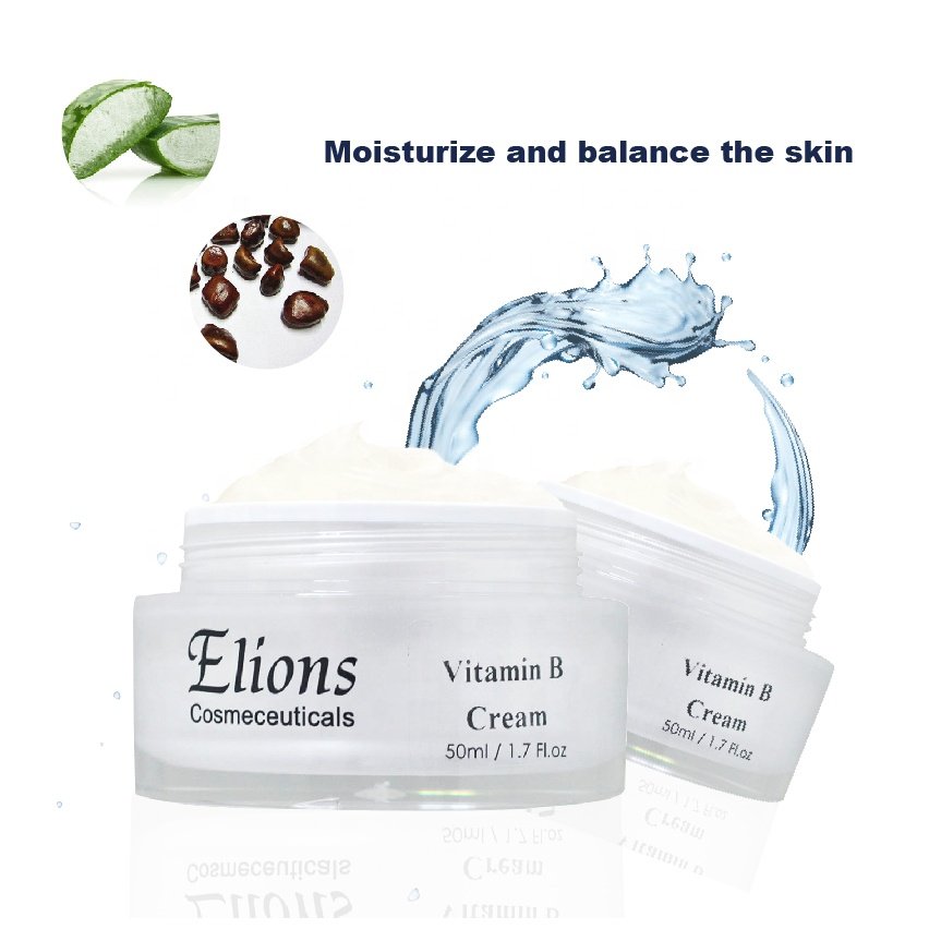 Herbal Moisturizing Facial Cream Oily Skin Aloe Vera Ginseng Allantoin Anti-Wrinkle Treatment Reduces Clogged Pores Evens Skin