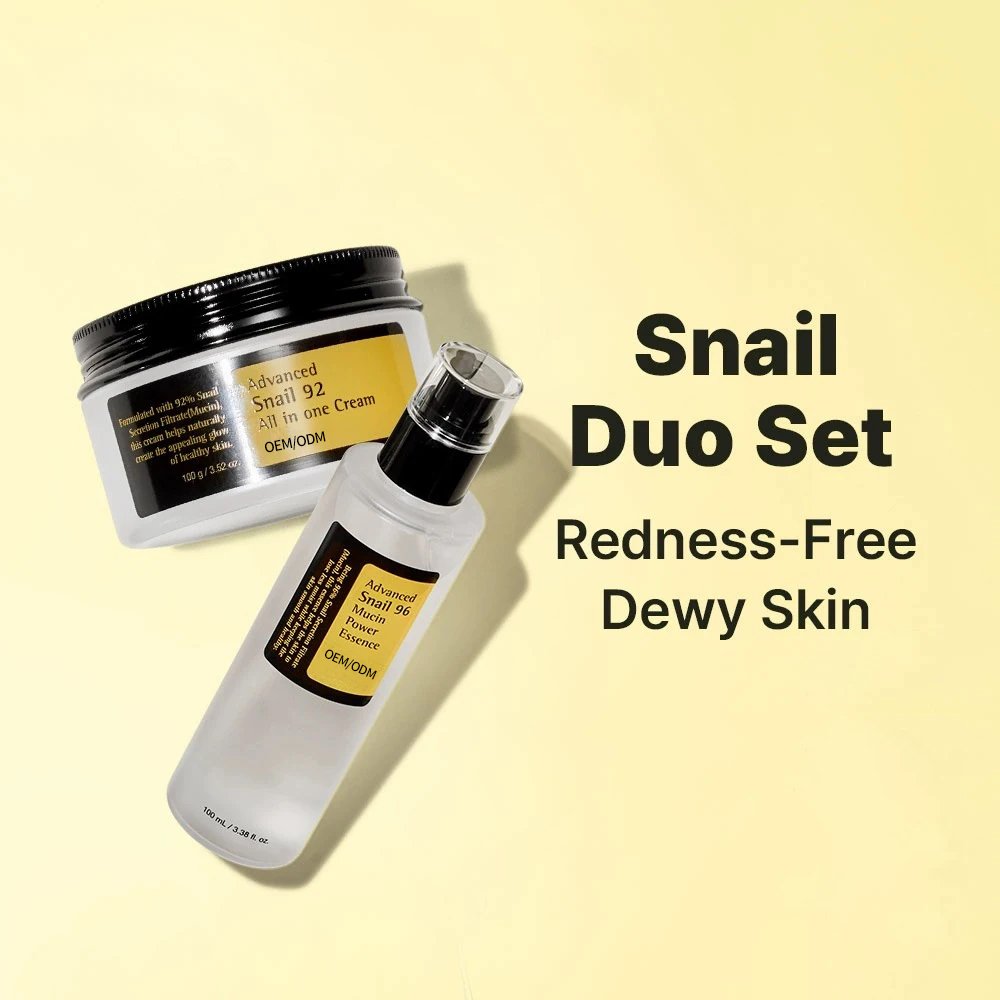 Korean Whitening Anti Aging Facial Cream in One Repair Skin Whitening Moisturizer Face Cream Advanced Snail Mucin 92 All Day OEM