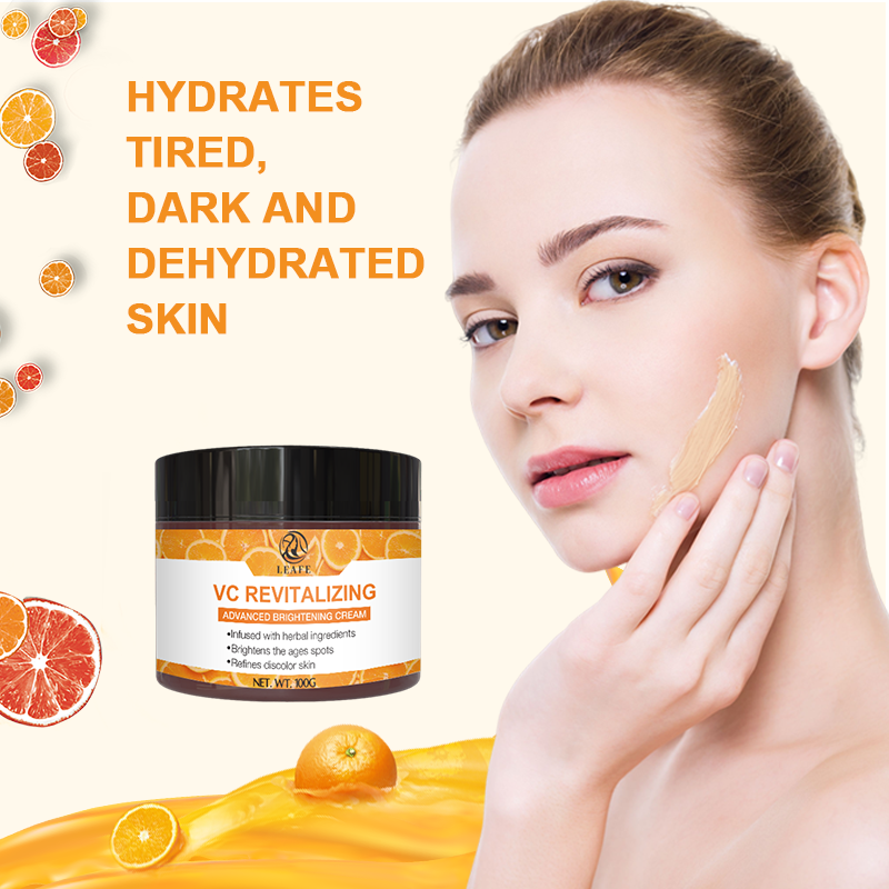 Private Label Korean Vitamin C Brightening Anti Aging Skincare Set Vitamin C Serum Face Cream Toner Cleanser Skin Care Set