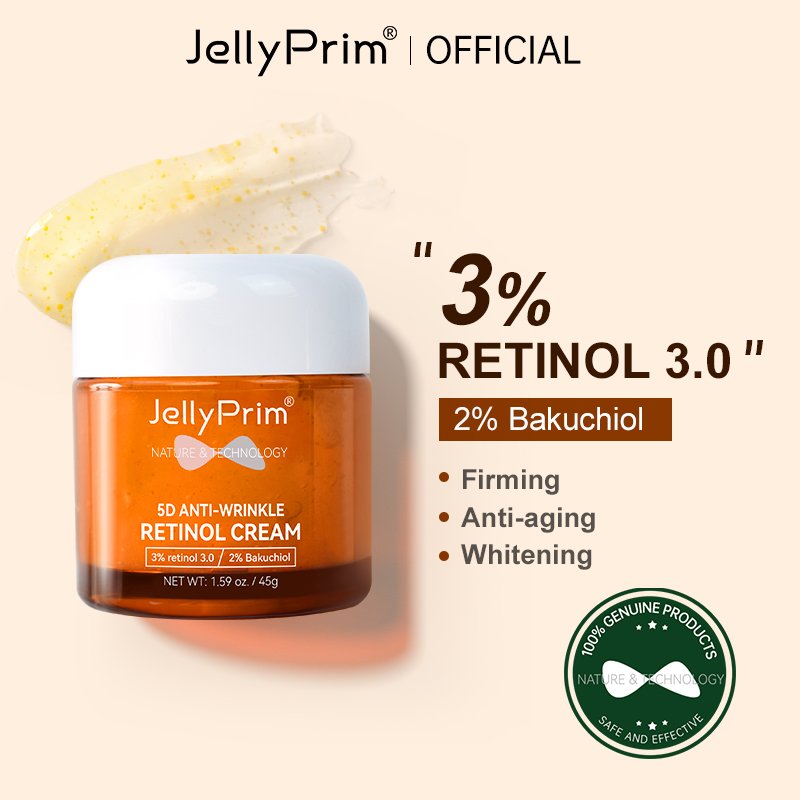 Custom logo Retinol face cream private label organic Vegan Anti Aging Wrinkle Removal Dark Spot whitening face cream
