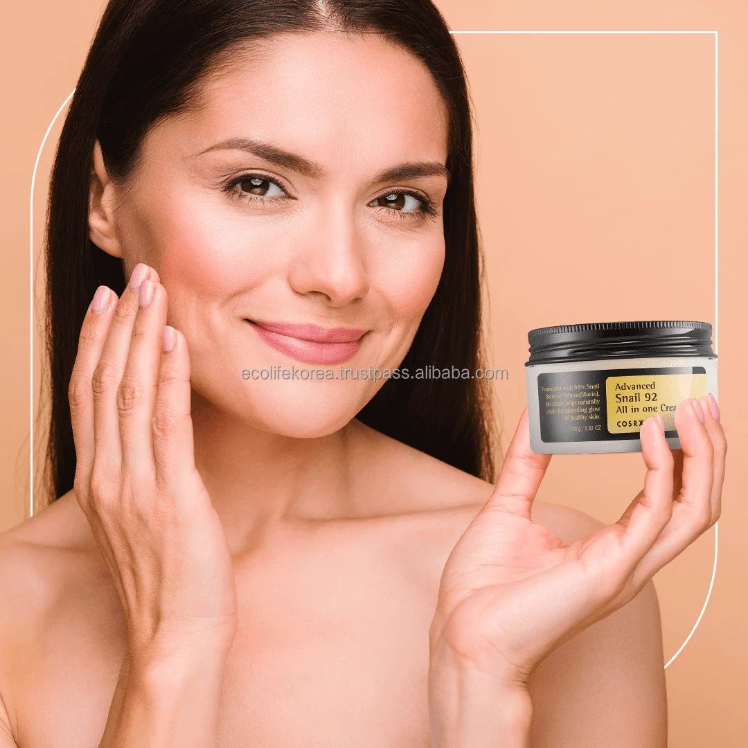 Korean Skin Care Products Face Care Moisturizing COSRX Snail Mucin Face Cream Advanced Snail 92 All in one Cream 100ml