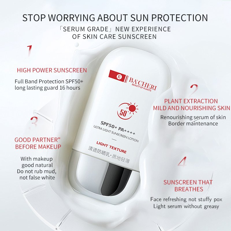 Dark Spot Removal Glucoside Repair Nourish Moisturize Sunscreen Face Cream for Glowing Skin