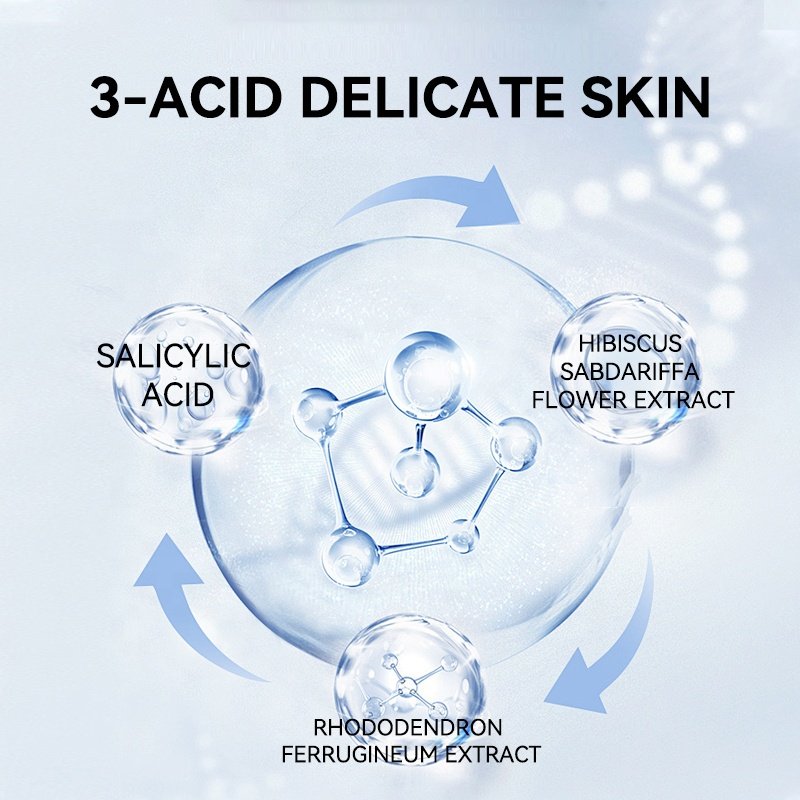 Salicylic Acid Face Cream with Colloidal Sulfur Brightening Acne Milk Treatment Cream