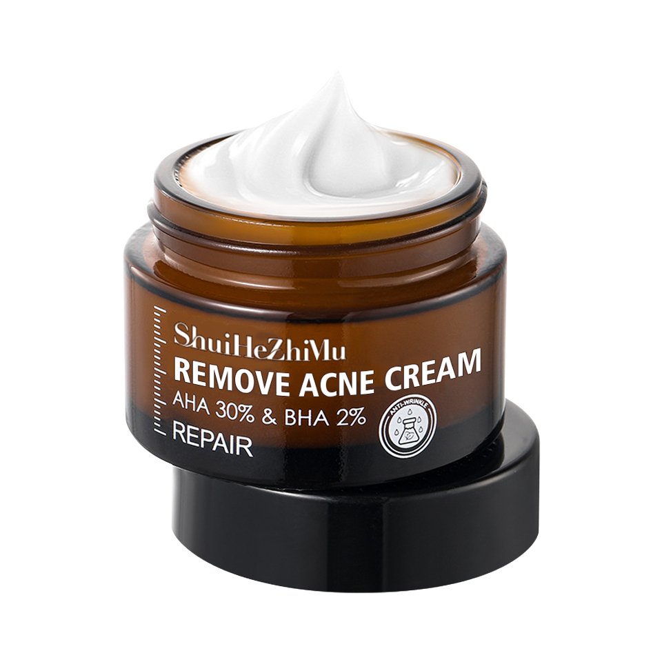 Organic Gel Anti Acne Scar Removal Face Cream With AHA BHA Herbal Smooth Remove Pimple Spot Treatment Cream