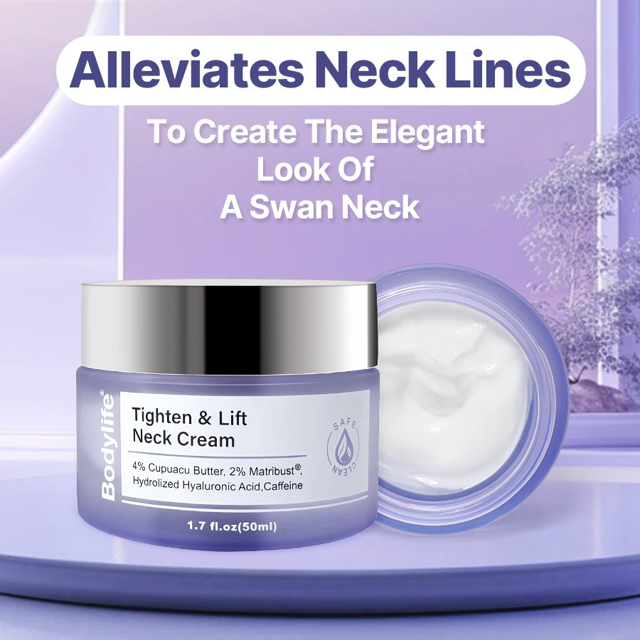 Anti-Aging Neck Firming Cream Wrinkle Tightening and Skin Tone Lift Moisturizer Targeted Face Cream & Lotion