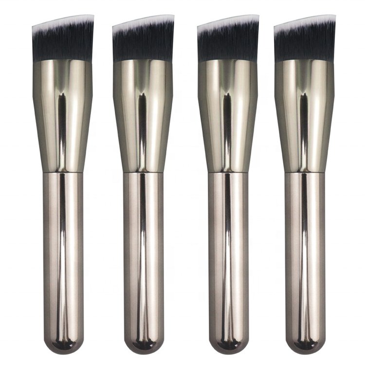 Single Flat Concealer Powder Cosmetic Base Foundation Soft Fiber Bristle Custom Logo Best Wholesale Makeup Brush Trade Assurance