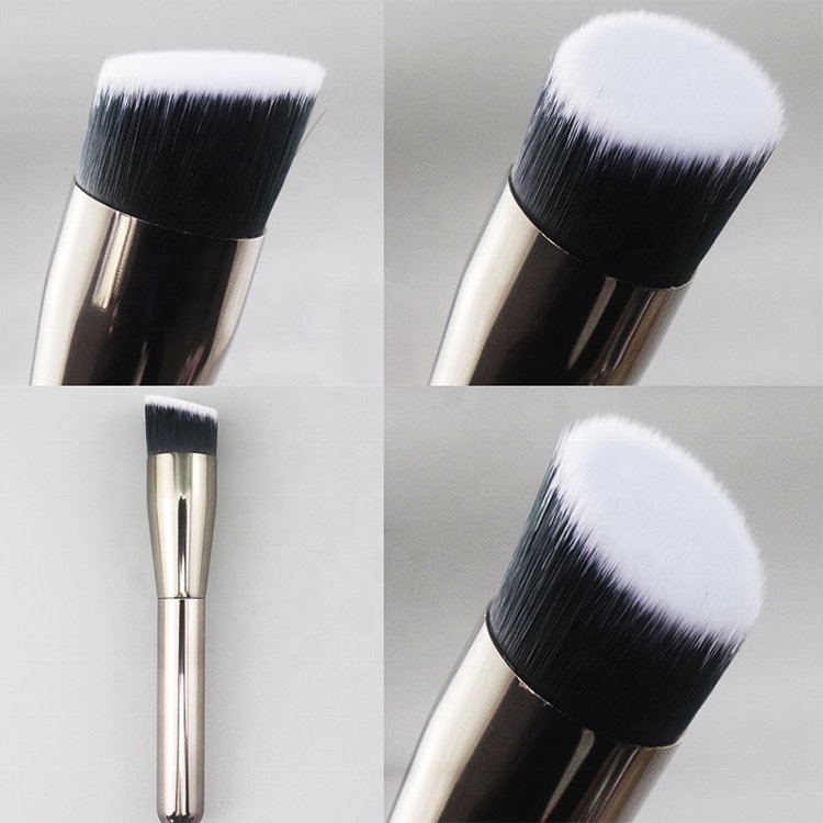 Single Flat Concealer Powder Cosmetic Base Foundation Soft Fiber Bristle Custom Logo Best Wholesale Makeup Brush Trade Assurance