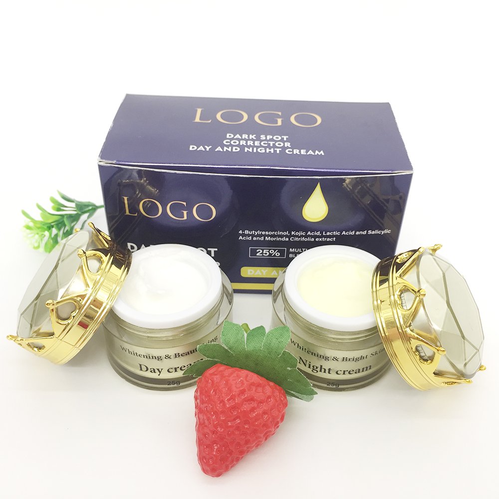 OEM Private Label Dark Spot Correct Day And Night Face Cream With Kojic Acid Bleaching Concentrate Cream