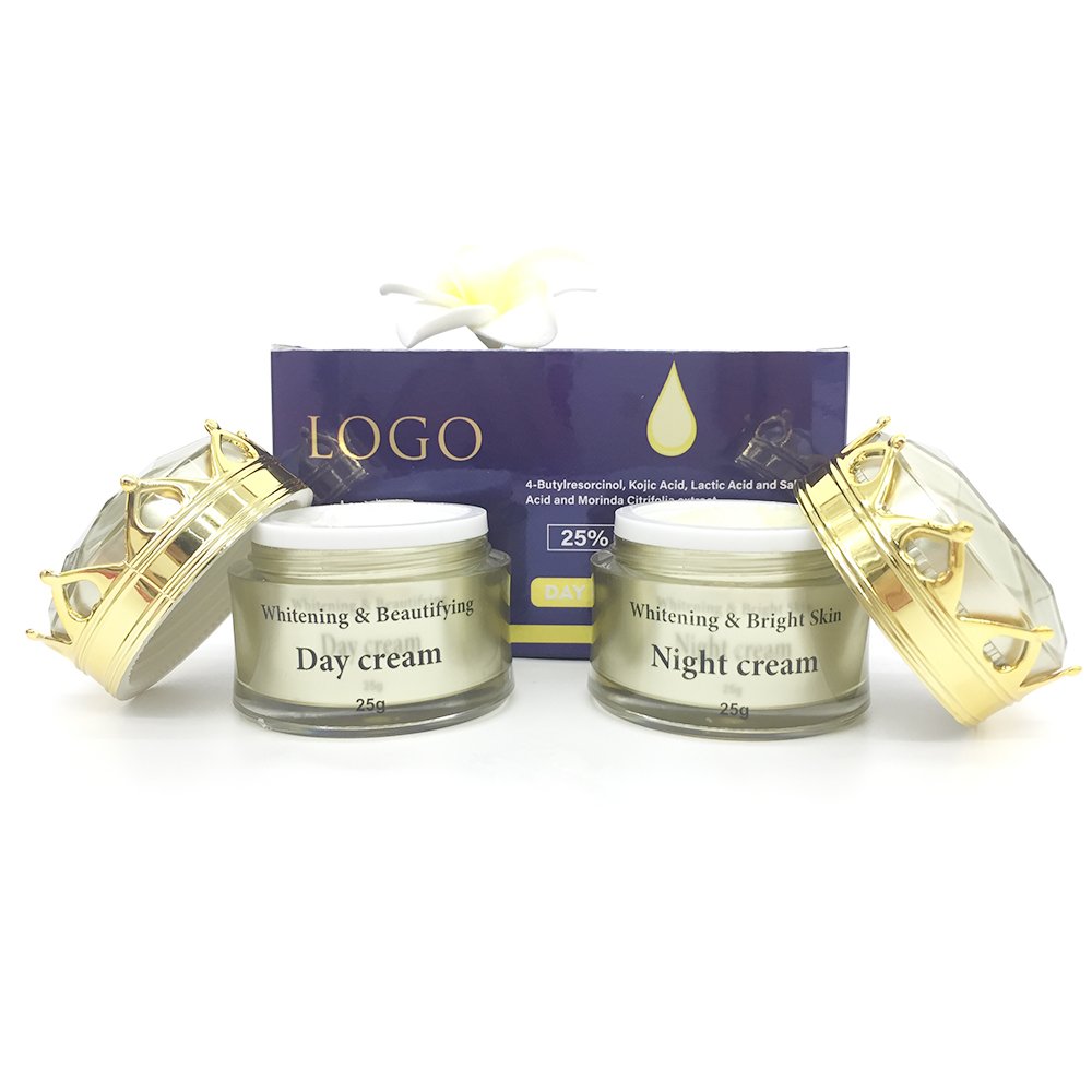OEM Private Label Dark Spot Correct Day And Night Face Cream With Kojic Acid Bleaching Concentrate Cream