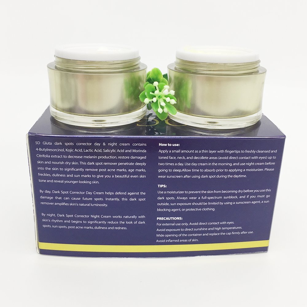 OEM Private Label Dark Spot Correct Day And Night Face Cream With Kojic Acid Bleaching Concentrate Cream