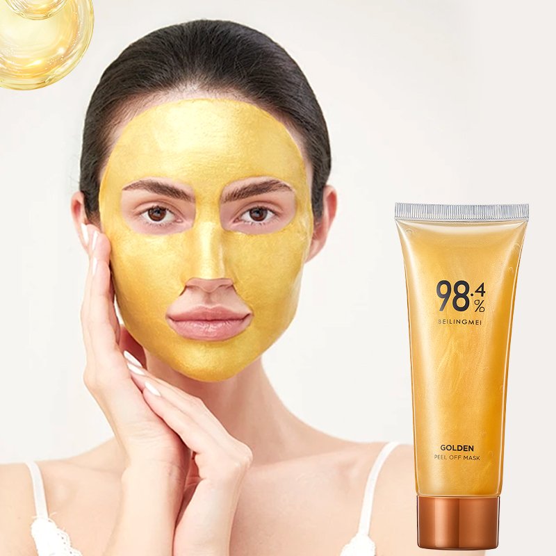 BEILINGMEI 24K Gold Tear Face Mask Exfoliating Blackhead Deep Cleansing 24K SPA Peel Facial Mask