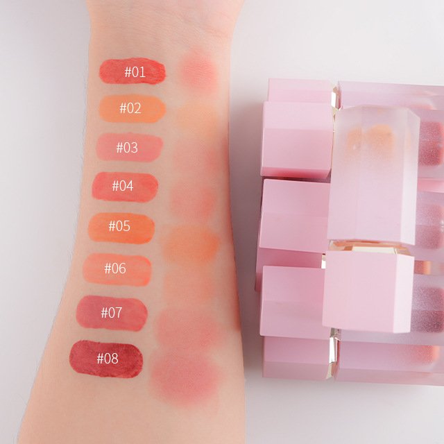High Pigment Makeup Cream Blusher Cheek Tint Liquid Blush Beauty Makeup Blusher