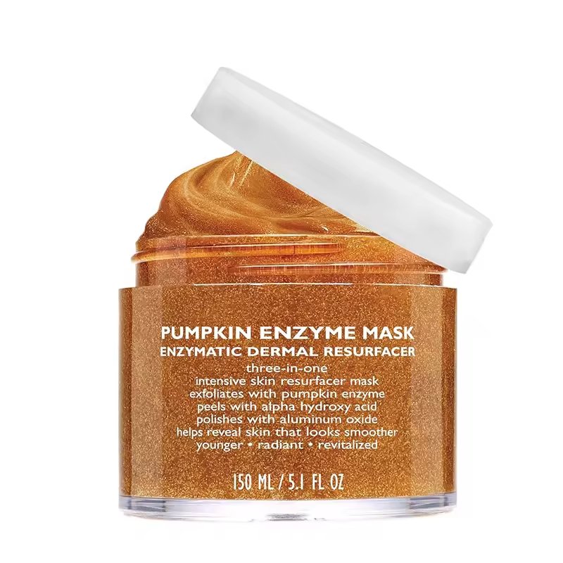 Private Label Nature Pumpkin Enzyme Pore Cleansing Detoxify Fine lines and Dullness Exfoliating Mask Pumpkin Enzyme Masks