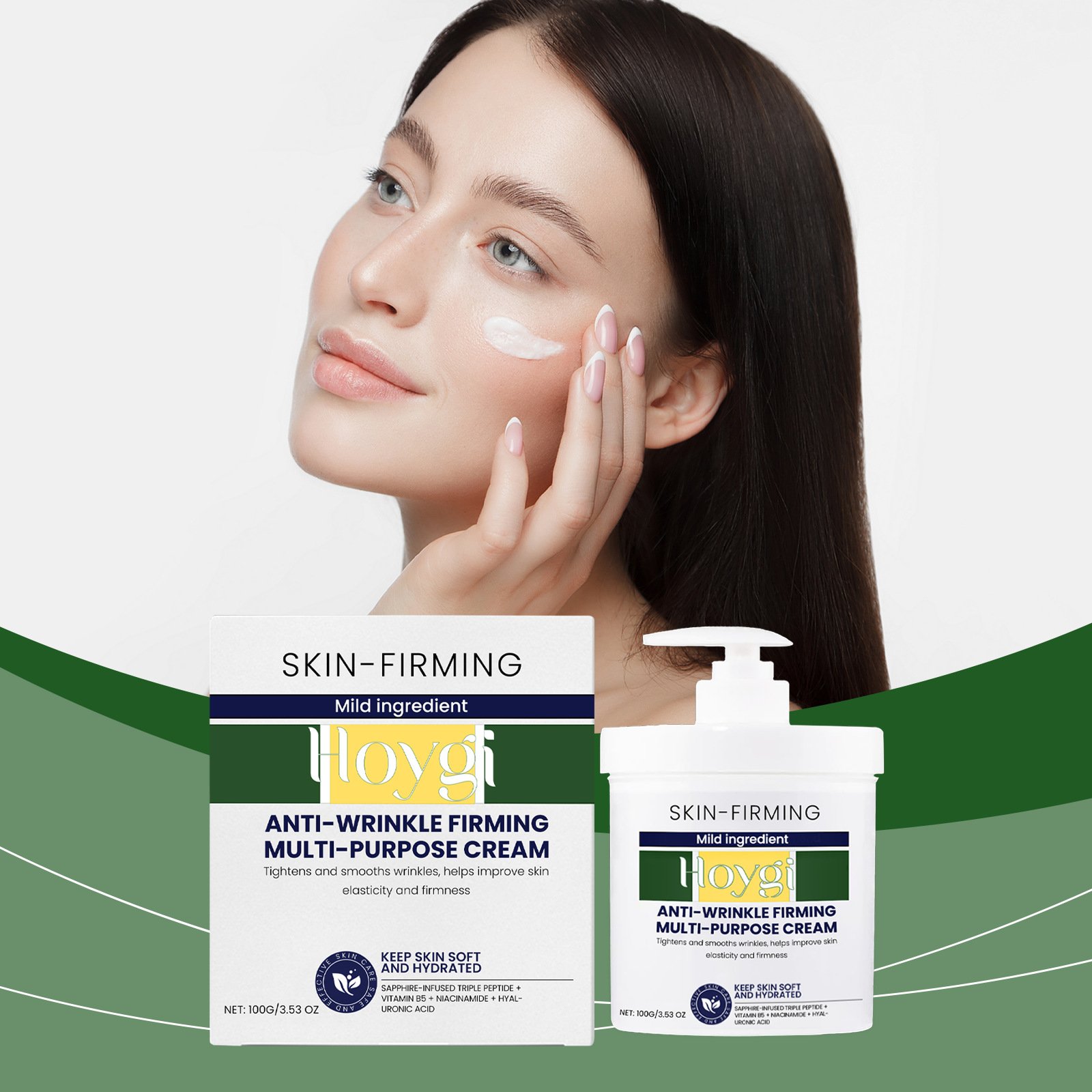 HOYGI Moisturizing Shrink Pores Oil Control Pimples Acne Wrinkle Firming Skin Care Face Cream
