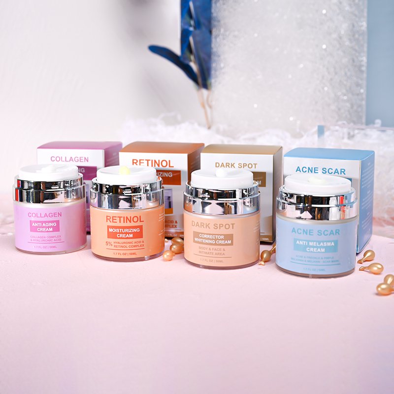 Private Label 50ML Face Cream & Lotion Skin Whitening Face Hand Cream Dark Spot Anti Aging Moisturizer Dark knuckle Cream