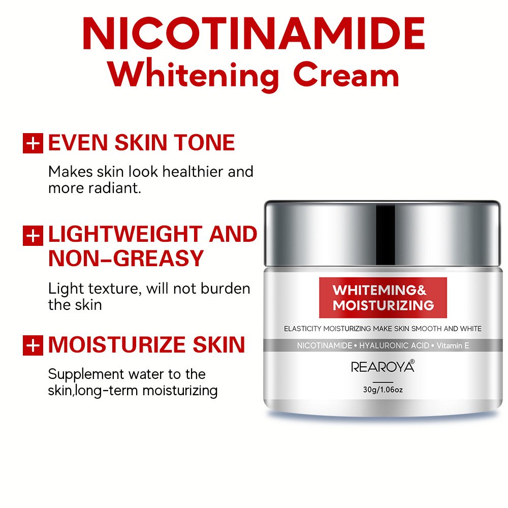 Skin Care Hyaluronic Acid Vitamin E Nicotinamide Soothing Whitening Moisturizing Face Cream