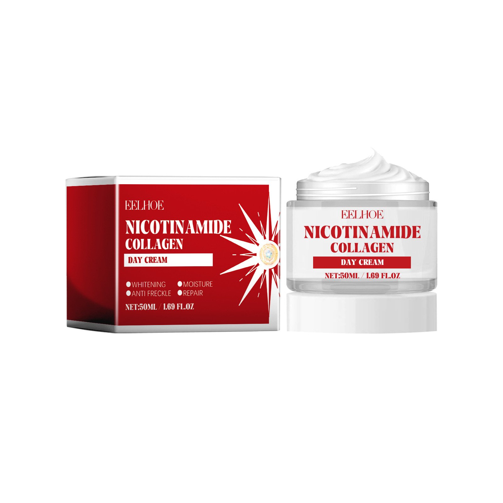 EELHOE Nicotinamide face cream Moisturizing and Moisturizing&Whitening Skin Repairing Melanin Day Cream Night Cream