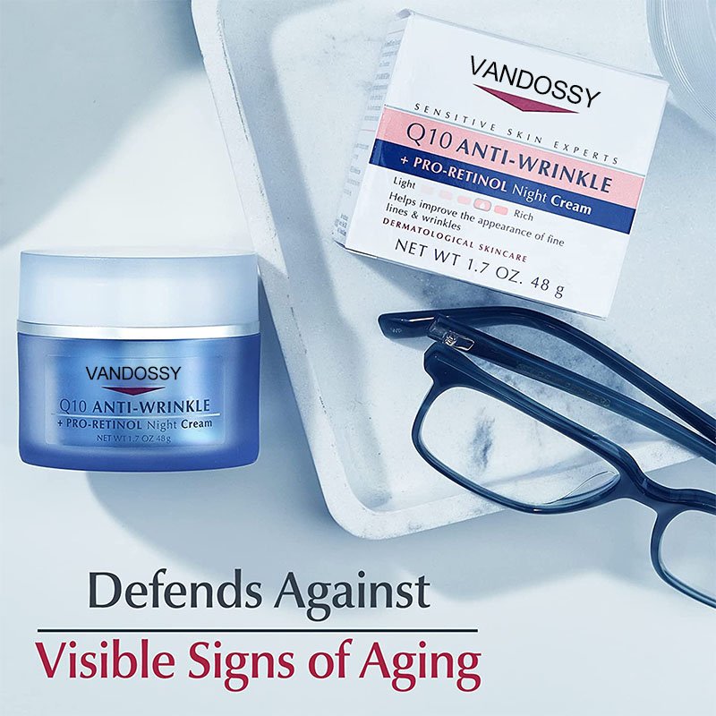 Private Label Retinol Cream for Face Anti-Wrinkle Beauty Night Cream Acne Skin Care Facial Cream