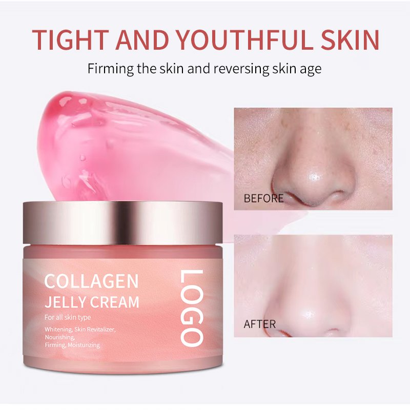 Private label OEM Vegan Organic Skin Care bleaching Whitening Anti Aging Wrinkle Collagen repair Face Cream for dark skin