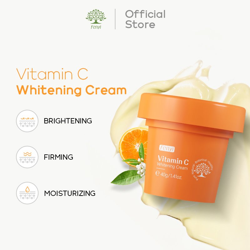 Natural Organic Vegan Moisturizing Brightening Firming Whitening Vitamin C Face Cream
