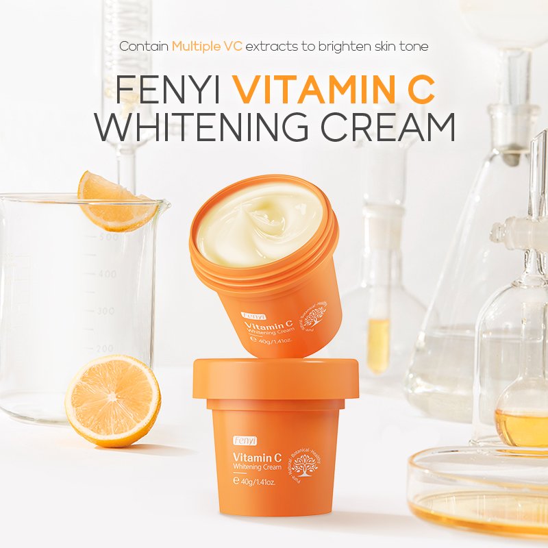Natural Organic Vegan Moisturizing Brightening Firming Whitening Vitamin C Face Cream