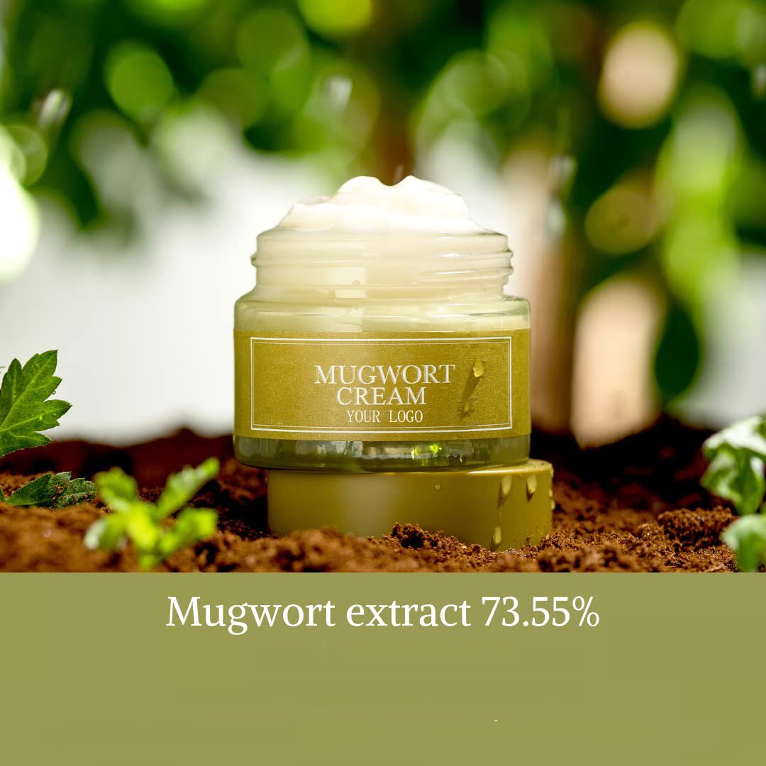 Customized Moisturizing Niacinamide Moisturizer Whitening Mugwort Face Cream For Face Glowing