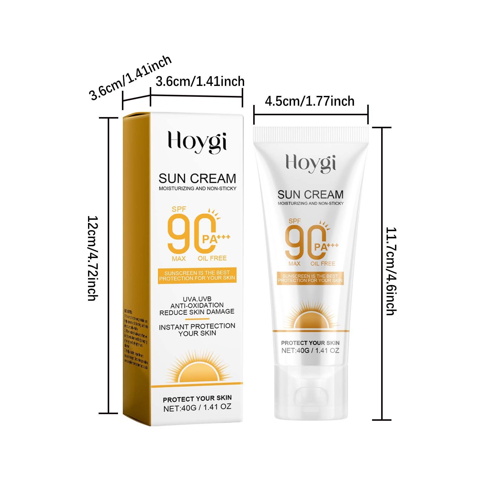 Sun Protection Screen Isolation UV Whitening Organic Sunscreen Cream SPF 90 Sunblock Sunscreen Spf 50 Free Delivery