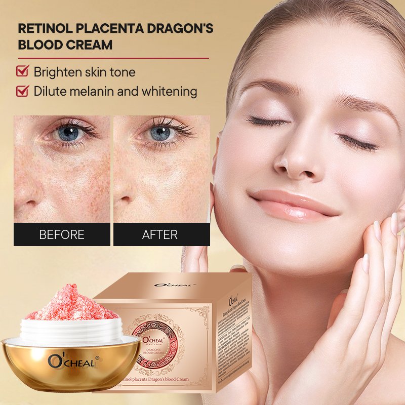 Private Label Retinol Dragon Blood Cream Deep Moisturizing Repairing Reducing Fine Lines Brightening Complexion Cream