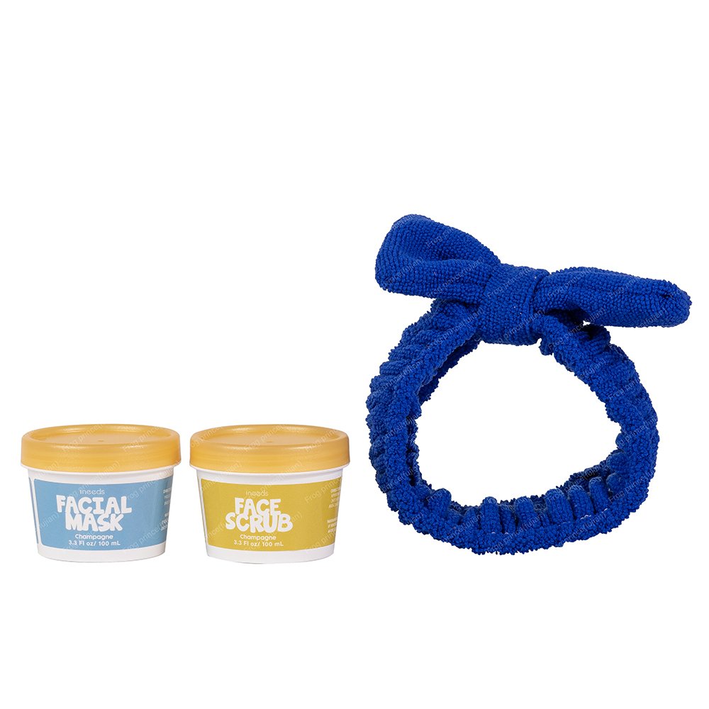 Customized Nourishing Moisturizing Exfoliating Face Scrub Face Jelly Mask Face Care Gift Set with Hairband