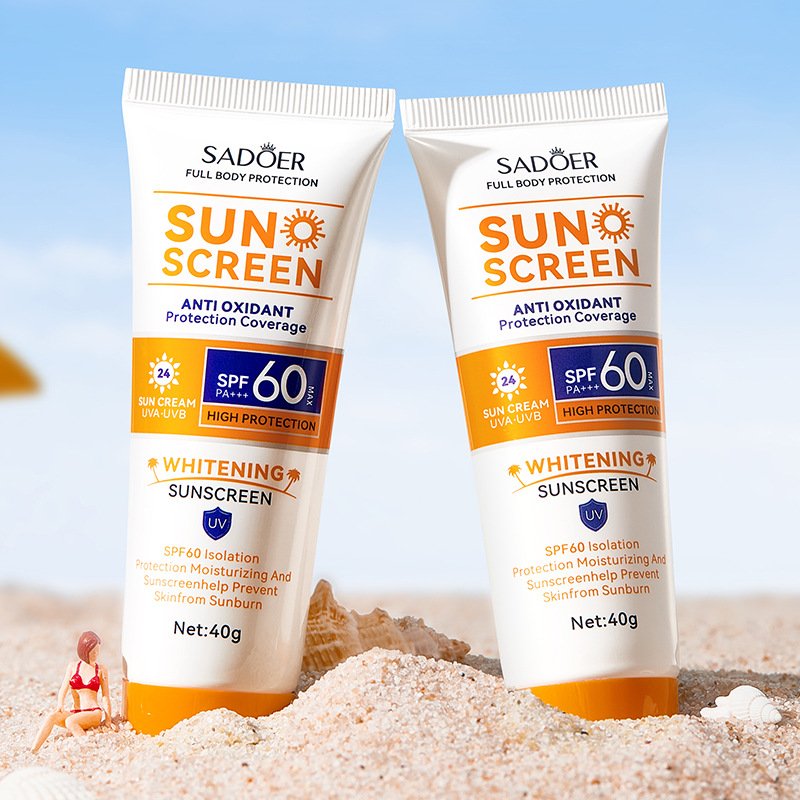 Skin Care Whitening Sun Block Cream for Face Body Moisturizing Anti oxidant Private Label Sun Cream SPF 50+++