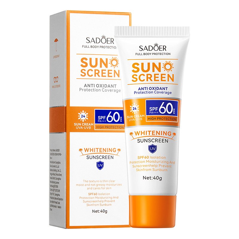 Skin Care Whitening Sun Block Cream for Face Body Moisturizing Anti oxidant Private Label Sun Cream SPF 50+++