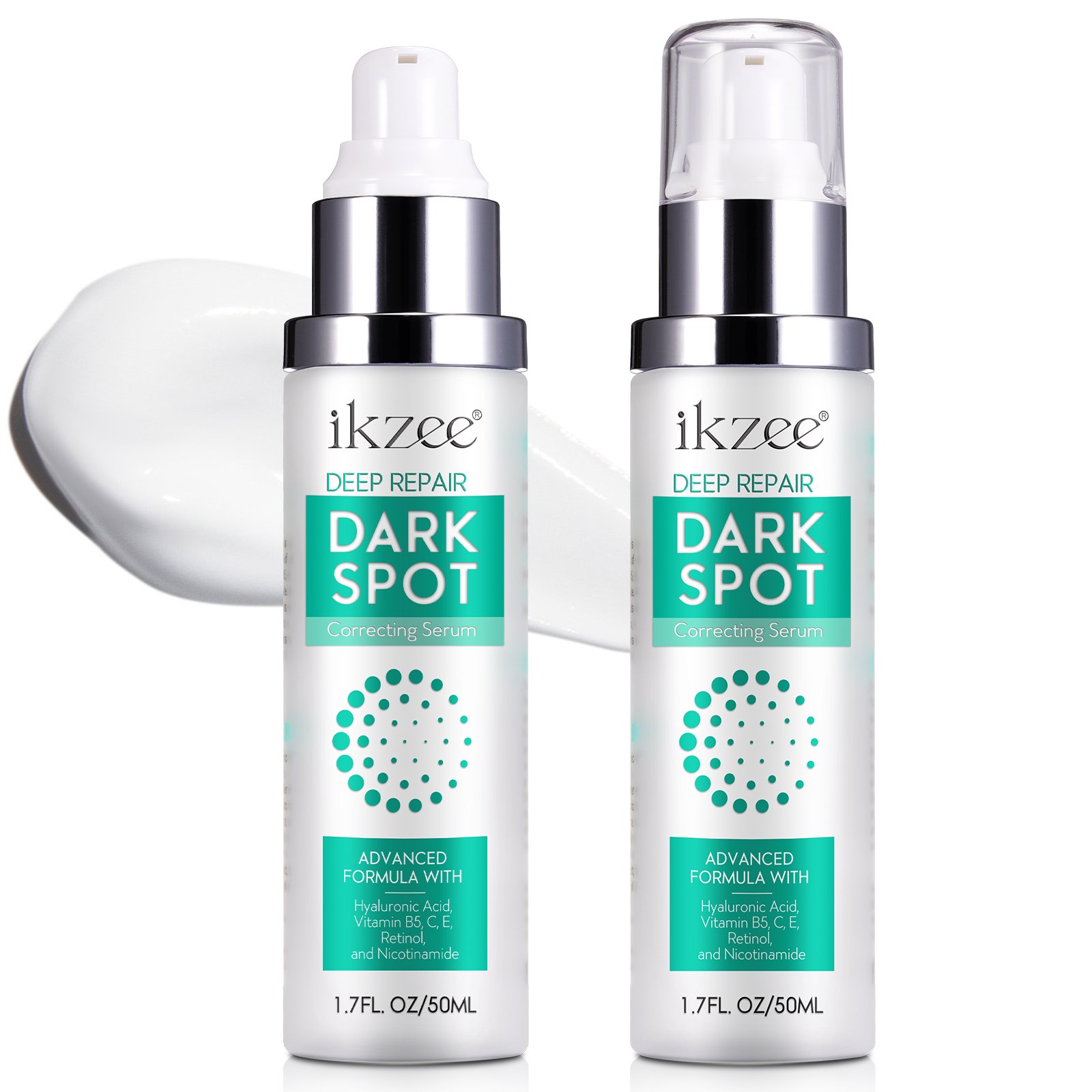 IKZEE retinol niacinamide 50ml deep repair brightens skin reduces wrinkles tightens skin dark spot corrector remover face cream