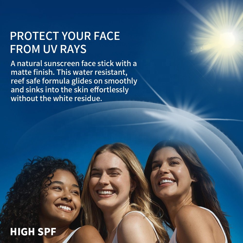 Wholesale Best Moisturizing SPF 50 Sun Screen for Body And Face Makeup Matte Vegan Travel Size Sunscreen Stick
