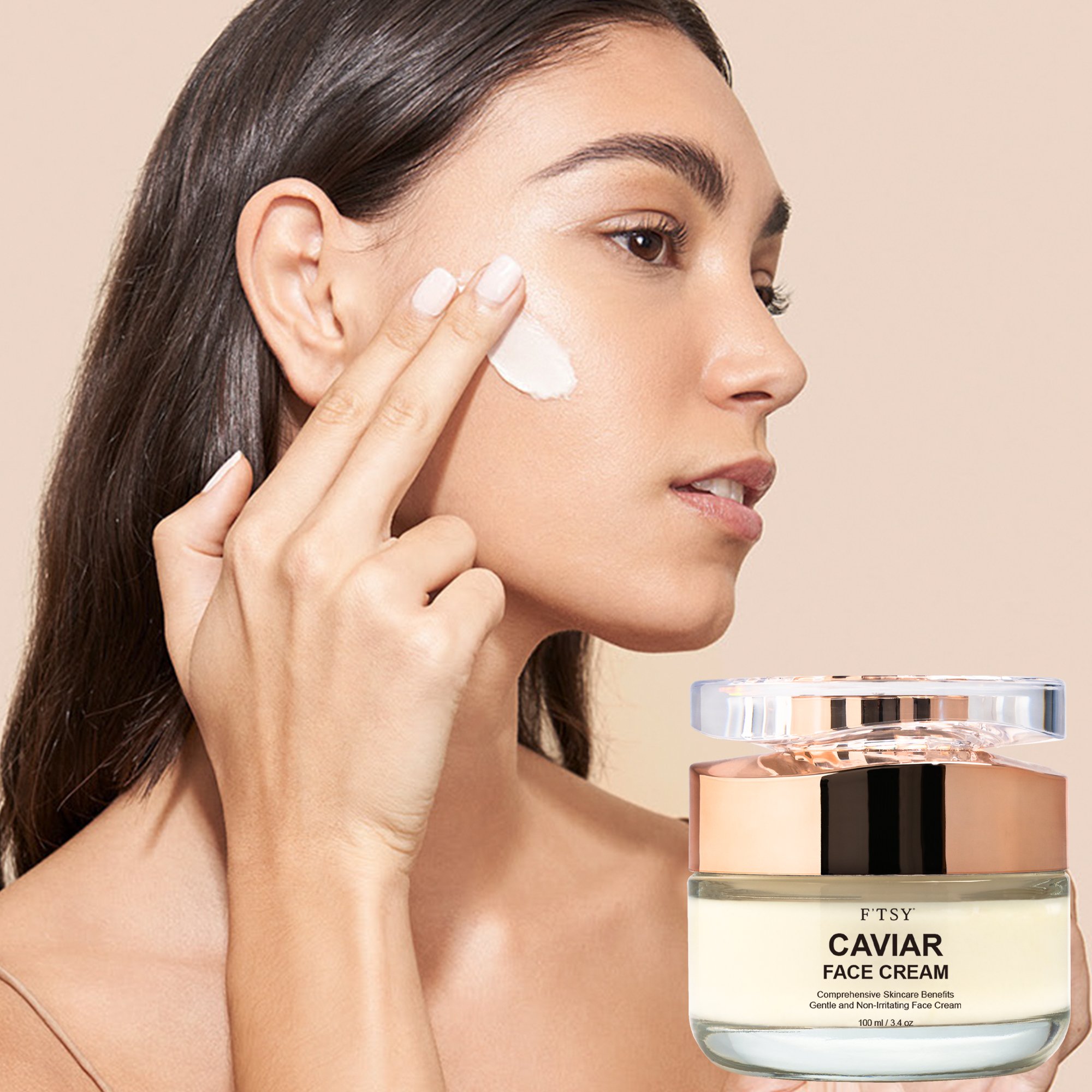 Whitening Anti Aging Sturgeon Caviar Facial Cream Manufacturers Caviar Skin Care Face Cream